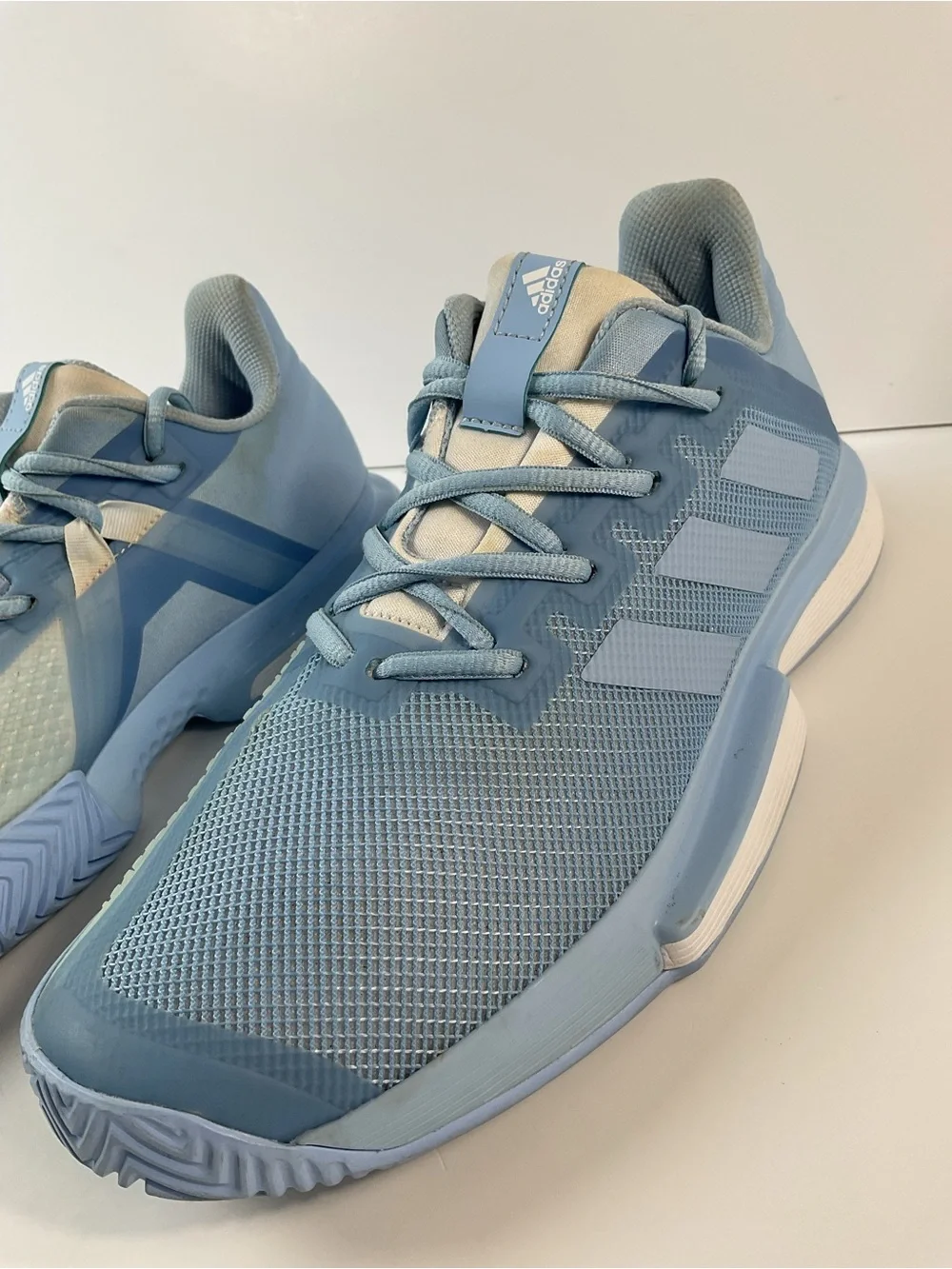 Adidas Men’s Size 8.5 Light Blue Athletic Training Gym Sneakers